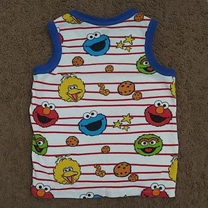 Elmo sesame street stripped matching set